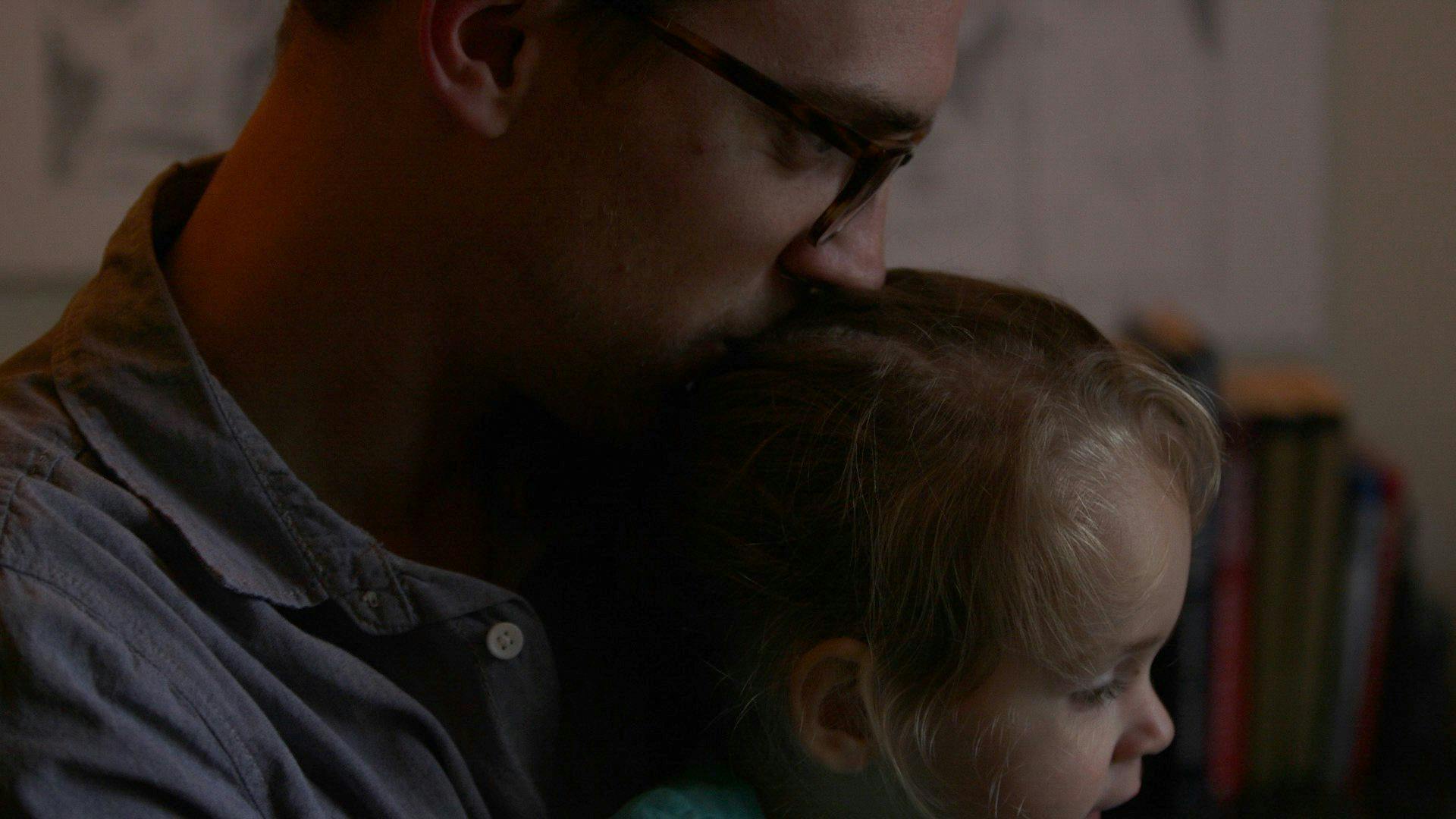 Jared Boggess and his daughter