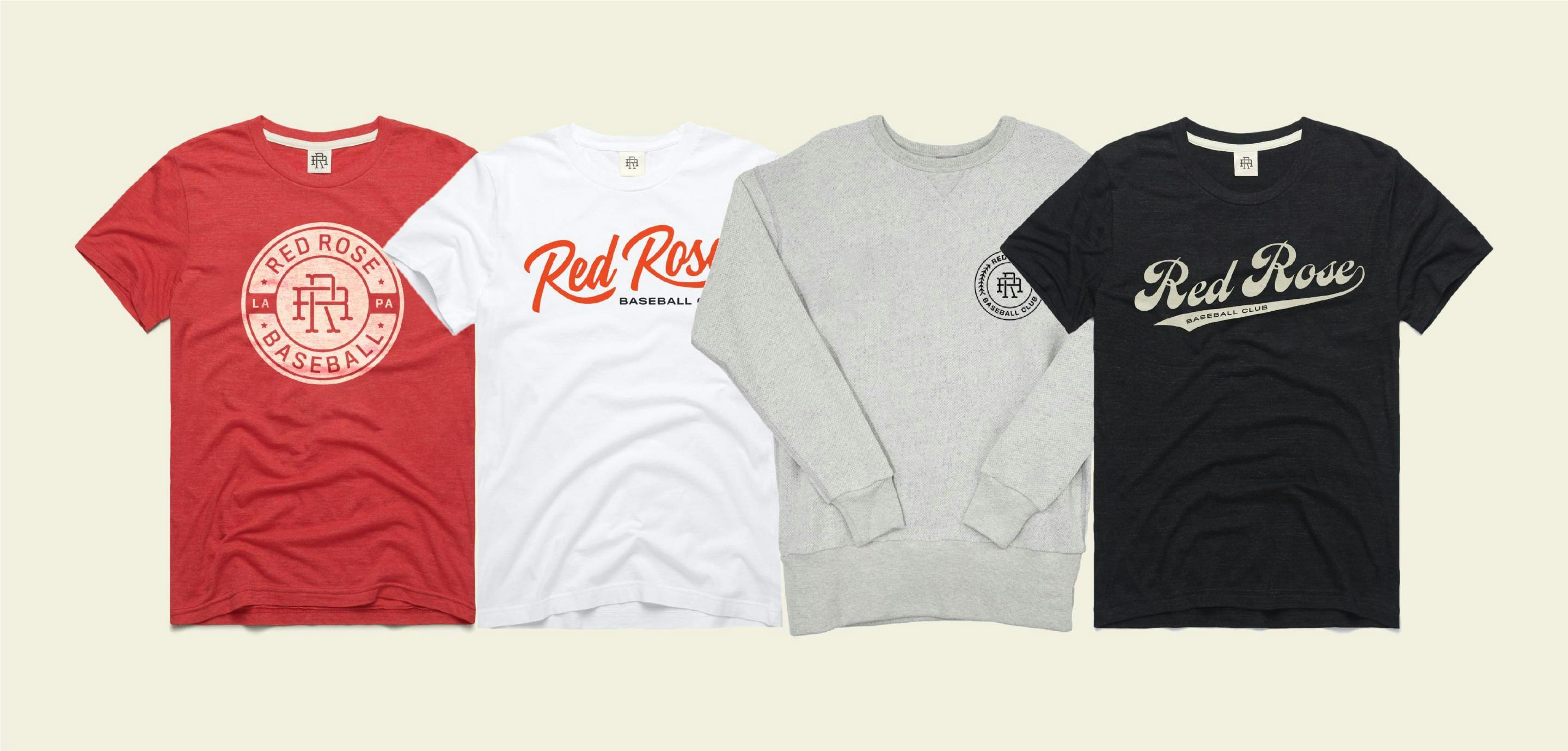 Red Rose Baseball Club shirts